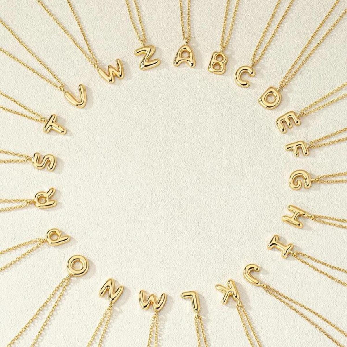 Collar Letras chunky