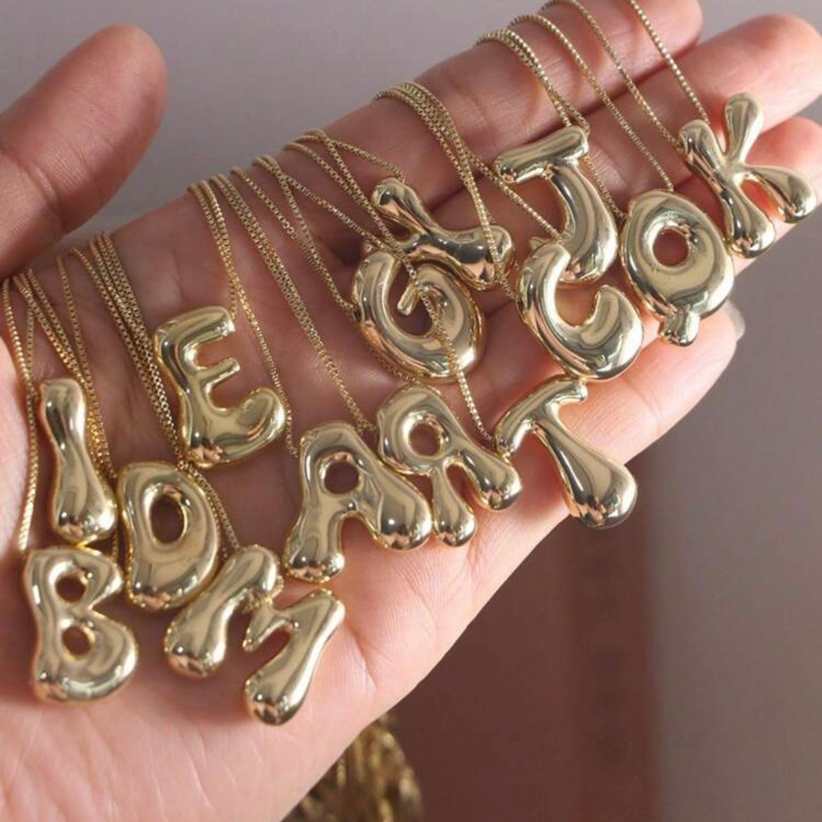 Collar Letras chunky