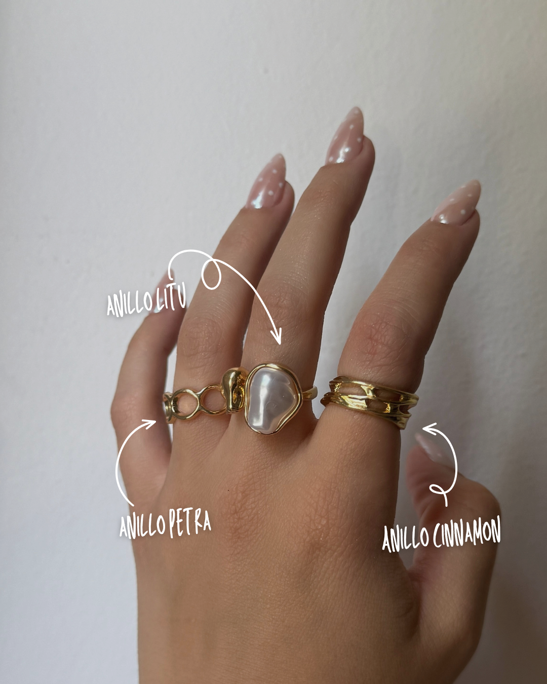 Anillos dorados - Litu / Petra / Cinnamon