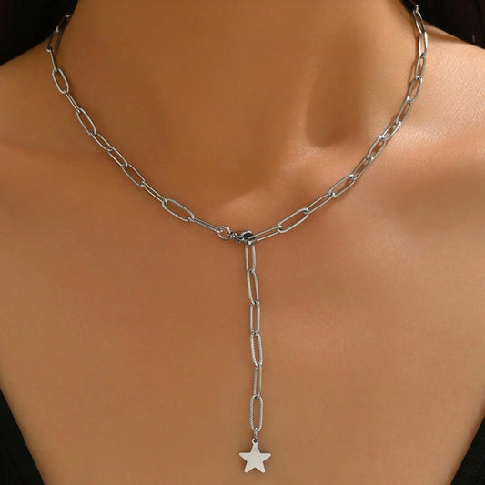 Choker cadena estrella