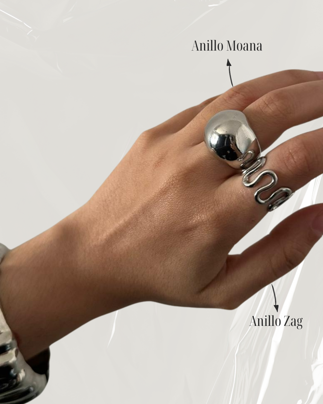 Anillos acero | plateados