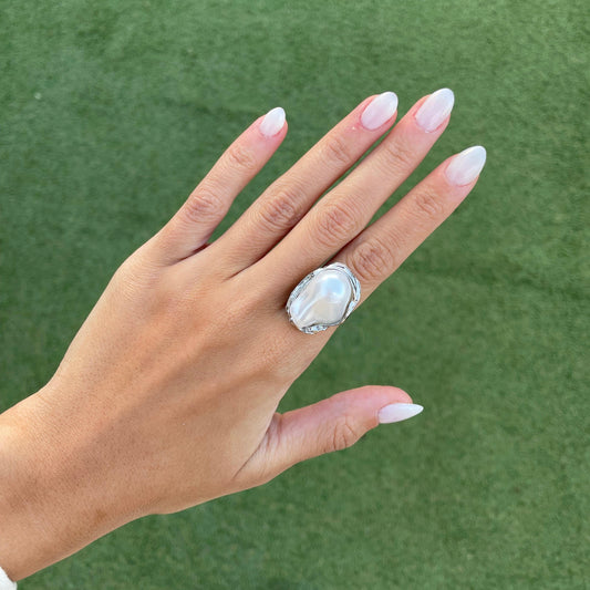 Anillo perla