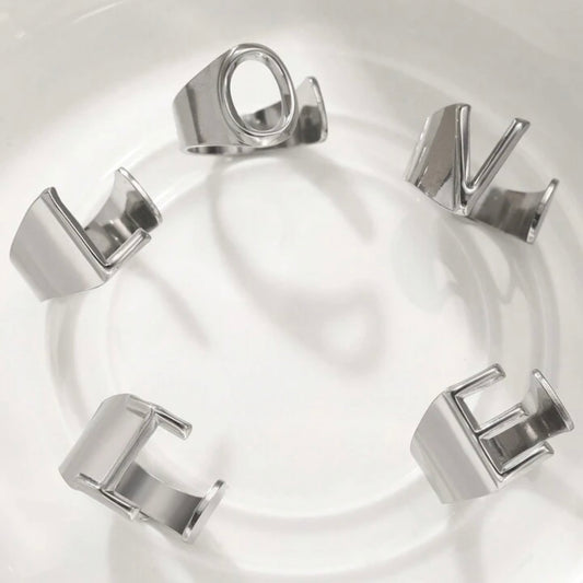 Anillo Letra